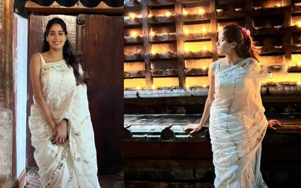 11 Paris Tamil News நடிகை ஜான்வி கபூர் அணிந்துள்ள புடவையின் விலை