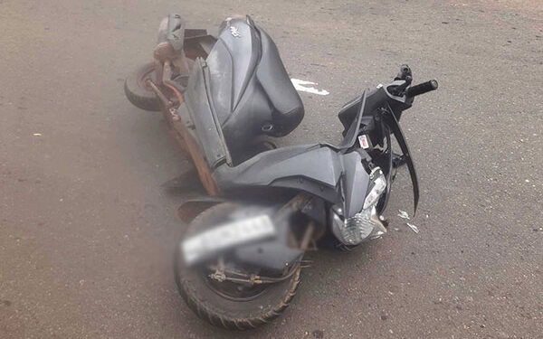 பாதசாரி கடவையில் வயோதிப் பெண்ணை மோதி தள்ளிய பொலிஸார்