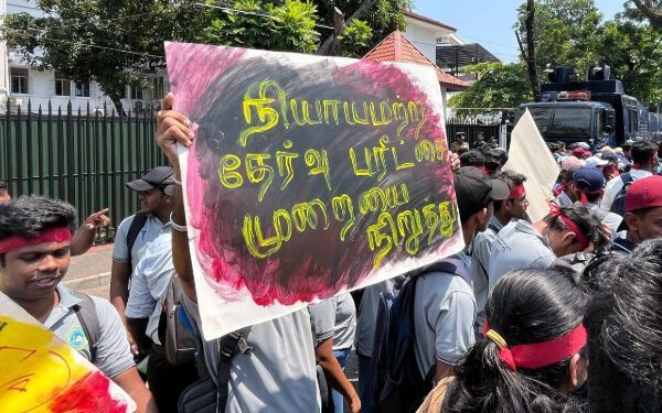 கொழும்பில் அநுர அரசிற்கு எதிராக போராட்டம்