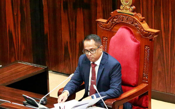 அர்ச்சுனா எம்.பியின் நடத்தை : சபாநாயகர் அறிக்கை