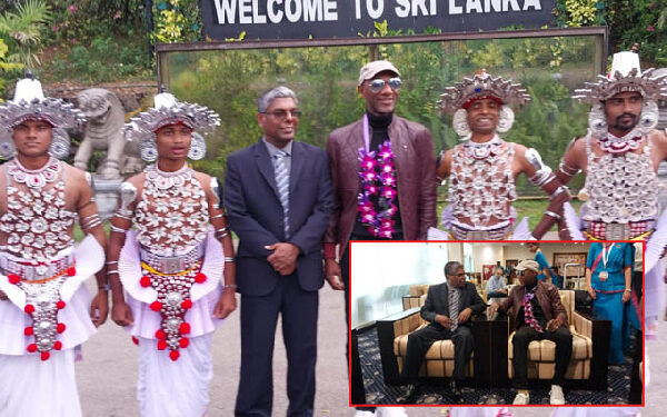 அமெரிக்க பாடகர் இலங்கைக்கு விஜயம்